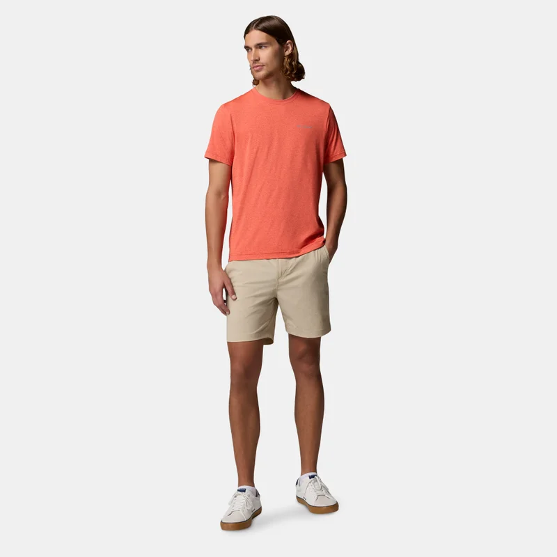 Columbia Orange Men's Parsons Point Hiking T-Shirt for Men | Best Price UAE